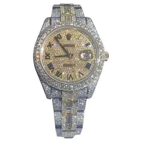 fake rolex ice|rolex datejust 41mm iced out.